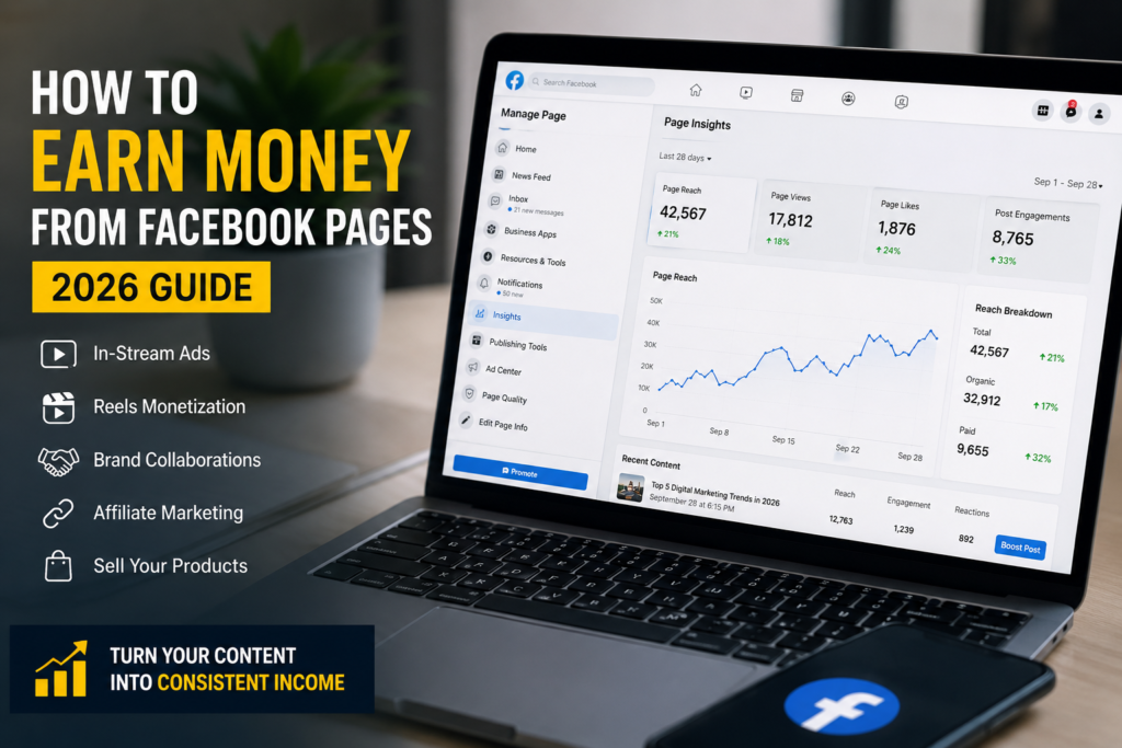 How to Earn Money from Facebook Pages in 2026